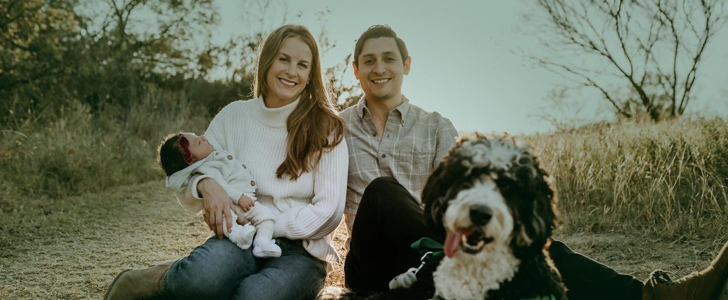 Dr. Christopher Naranjo and his family portrait